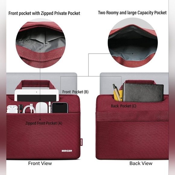 Ibenzer Laptop Case w/hardshell & keyboard cover For Mac Book 14 Pro - Picture 5 of 8